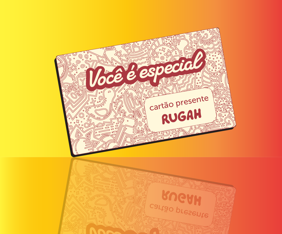 Cartão presente RUGAH