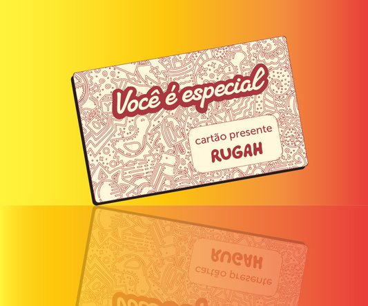 Cartão presente RUGAH